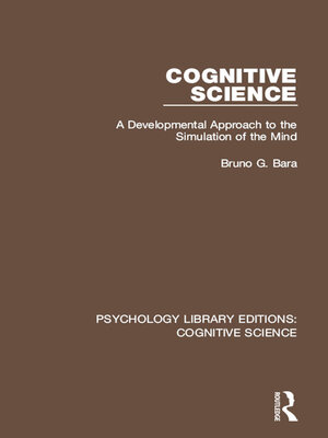 cover image of Cognitive Science